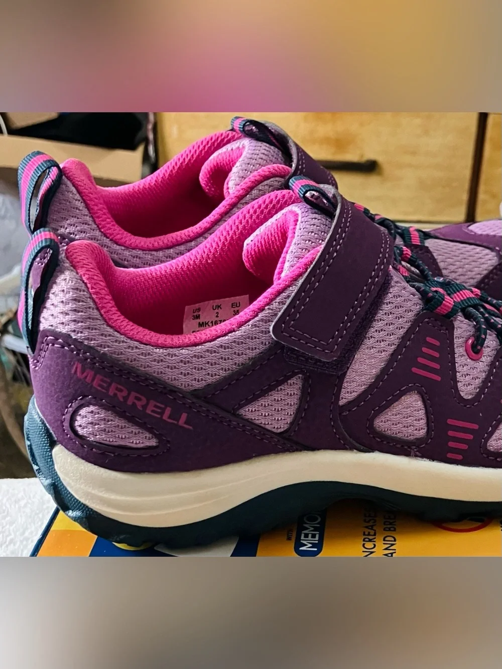 Girls' Merrill Trail Chaser Sneakers Size 3M